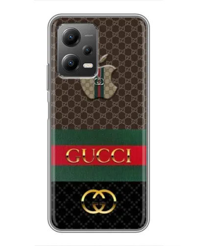 Чехол для Xiaomi POCO X5 (5G) с картинкой «Gucci — брендированный десерт» Чехол для Xiaomi POCO X5 (5G) с картинкой «Gucci — брендированный десерт»