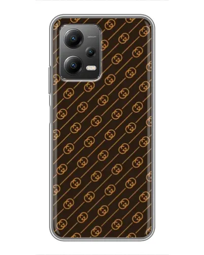 Чехол для Xiaomi POCO X5 (5G) с картинкой «Gucci — золотые диагонали» Чехол для Xiaomi POCO X5 (5G) с картинкой «Gucci — золотые диагонали»