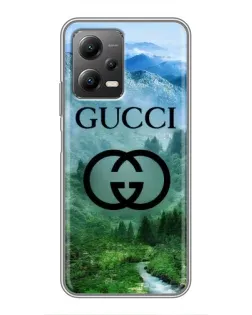 Чехол для Xiaomi POCO X5 (5G) с картинкой «Gucci — горный пейзаж» Чехол для Xiaomi POCO X5 (5G) с картинкой «Gucci — горный пейзаж»