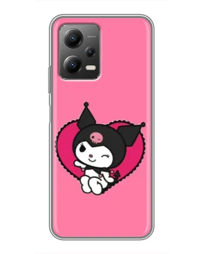 Чехол для Xiaomi POCO X5 (5G) с картинкой «Kuromi — любовь в сердце» Чехол для Xiaomi POCO X5 (5G) с картинкой «Kuromi — любовь в сердце»