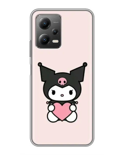 Чехол для Xiaomi POCO X5 (5G) с картинкой «Kuromi и сердце» Чехол для Xiaomi POCO X5 (5G) с картинкой «Kuromi и сердце»