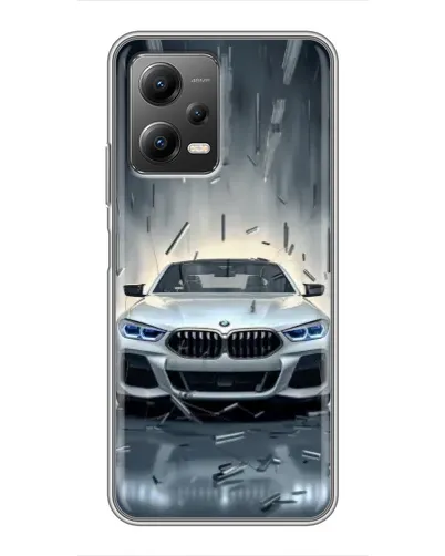 Чехол для Xiaomi POCO X5 (5G) с картинкой «BMW в свете фар» Чехол для Xiaomi POCO X5 (5G) с картинкой «BMW в свете фар»