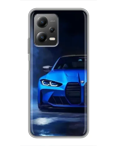 Чехол для Xiaomi POCO X5 (5G) с картинкой «Голубая BMW M4» Чехол для Xiaomi POCO X5 (5G) с картинкой «Голубая BMW M4»