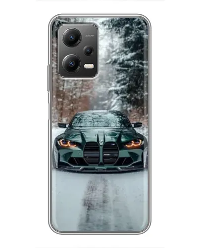 Чехол для Xiaomi POCO X5 (5G) с картинкой «BMW в зимнем лесу» Чехол для Xiaomi POCO X5 (5G) с картинкой «BMW в зимнем лесу»