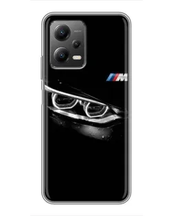 Чехол для Xiaomi POCO X5 (5G) с картинкой «BMW — взгляд тигра»