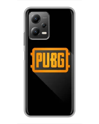 Чехол для Xiaomi POCO X5 (5G) с картинкой «PUBG — рамка лого» Чехол для Xiaomi POCO X5 (5G) с картинкой «PUBG — рамка лого»