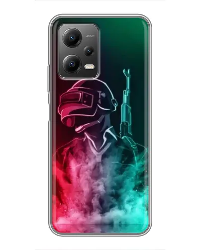 Чехол для Xiaomi POCO X5 (5G) с картинкой «PUBG — огненный воин» Чехол для Xiaomi POCO X5 (5G) с картинкой «PUBG — огненный воин»