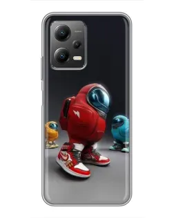 Чехол для Xiaomi POCO X5 (5G) с картинкой «Among Us — 3D стиль»
