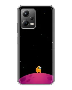 Чехол для Xiaomi POCO X5 (5G) с картинкой «Одинокий герой на планете»