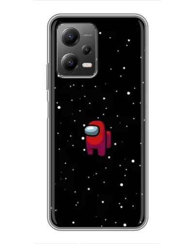 Чехол для Xiaomi POCO X5 (5G) с картинкой «Красный Among Us»