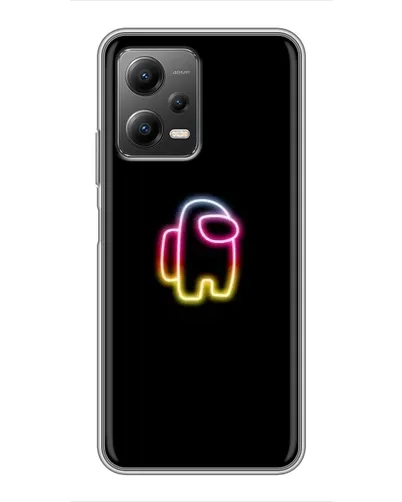 Чехол для Xiaomi POCO X5 (5G) с картинкой «Among Us градиент»