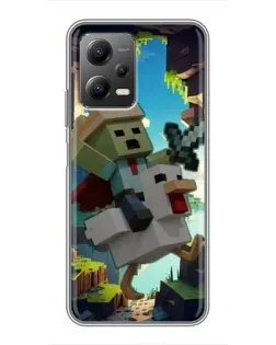 Чехол для Xiaomi POCO X5 (5G) с картинкой «Стив и гусь»