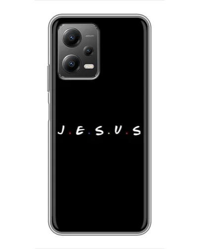 Чехол для Xiaomi POCO X5 (5G) с картинкой «Точки веры J.E.S.U.S.»