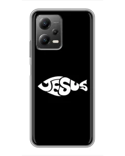 Чехол для Xiaomi POCO X5 (5G) с картинкой «Рыба Jesus» Чехол для Xiaomi POCO X5 (5G) с картинкой «Рыба Jesus»