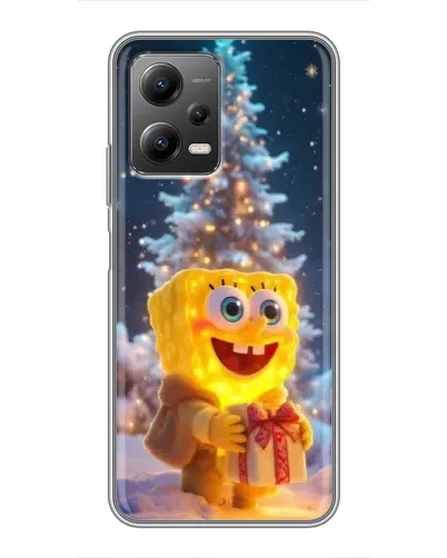 Чехол для Xiaomi POCO X5 (5G) с картинкой «Рождественский Спанч Боб» Чехол для Xiaomi POCO X5 (5G) с картинкой «Рождественский Спанч Боб»