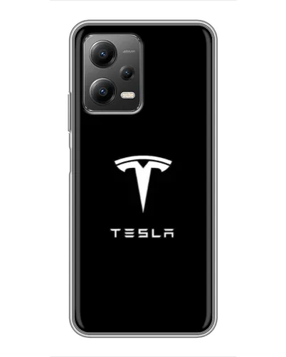 Чехол для Xiaomi POCO X5 (5G) с картинкой «Tesla White Logo» Чехол для Xiaomi POCO X5 (5G) с картинкой «Tesla White Logo»