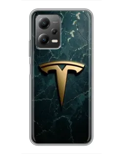 Чохол для Xiaomi POCO X5 (5G) з картинкою «Мармурова Tesla Gold» Чохол для Xiaomi POCO X5 (5G) з картинкою «Мармурова Tesla Gold»
