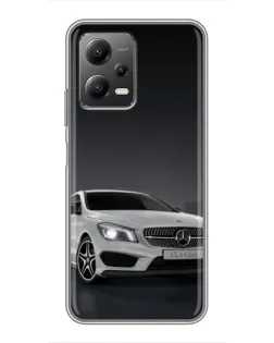 Чехол для Xiaomi POCO X5 (5G) с картинкой «Mercedes AMG GT Silver» Чехол для Xiaomi POCO X5 (5G) с картинкой «Mercedes AMG GT Silver»