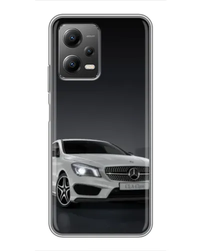 Чехол для Xiaomi POCO X5 (5G) с картинкой «Mercedes AMG GT Silver»