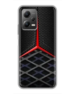 Чехол для Xiaomi POCO X5 (5G) с картинкой «Mercedes Carbon Grid»