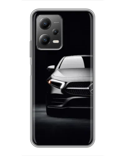 Чехол для Xiaomi POCO X5 (5G) с картинкой «Свет фар Mercedes»