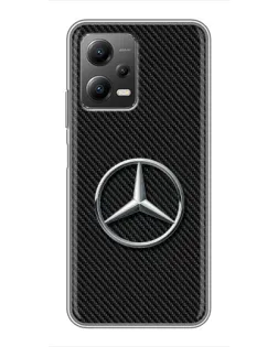 Чехол для Xiaomi POCO X5 (5G) с картинкой «Карбоновый Mercedes стиль» Чехол для Xiaomi POCO X5 (5G) с картинкой «Карбоновый Mercedes стиль»