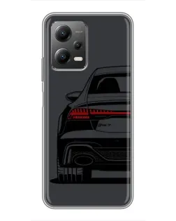 Чехол для Xiaomi POCO X5 (5G) с картинкой «Задняя часть Audi — арт»