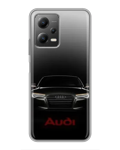 Чехол для Xiaomi POCO X5 (5G) с картинкой «Audi — градиентный контур»