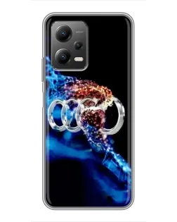 Чехол для Xiaomi POCO X5 (5G) с картинкой «Энергия лого Audi»