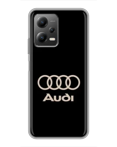 Чехол для Xiaomi POCO X5 (5G) с картинкой «Audi — золотой логотип»