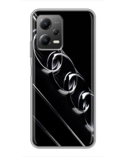 Чехол для Xiaomi POCO X5 (5G) с картинкой «Audi — абстрактные кольца»