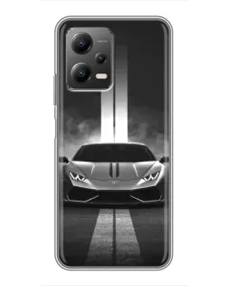 Чехол для Xiaomi POCO X5 (5G) с картинкой «Lamborghini симметрия дорог» Чехол для Xiaomi POCO X5 (5G) с картинкой «Lamborghini симметрия дорог»