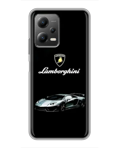 Чехол для Xiaomi POCO X5 (5G) с картинкой «Логотип Lamborghini классика»