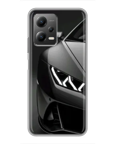 Чехол для Xiaomi POCO X5 (5G) с картинкой «Lamborghini фары детализация»