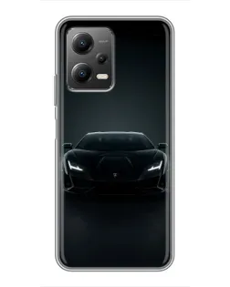 Чехол для Xiaomi POCO X5 (5G) с картинкой «Черный Lamborghini Aventador» Чехол для Xiaomi POCO X5 (5G) с картинкой «Черный Lamborghini Aventador»
