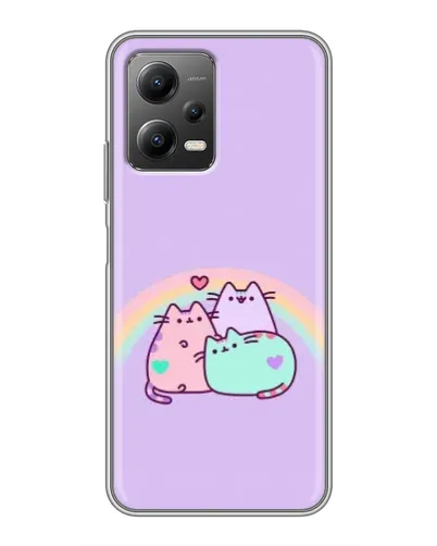 Чехол для Xiaomi POCO X5 (5G) с картинкой «Радужные Пушины» Чехол для Xiaomi POCO X5 (5G) с картинкой «Радужные Пушины»