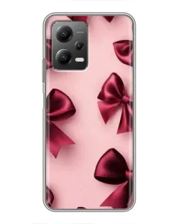 Чехол для Xiaomi POCO X5 (5G) с картинкой «Бордовый атлас»