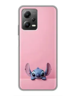 Чехол для Xiaomi POCO X5 (5G) с картинкой «Stitch выглядывает»