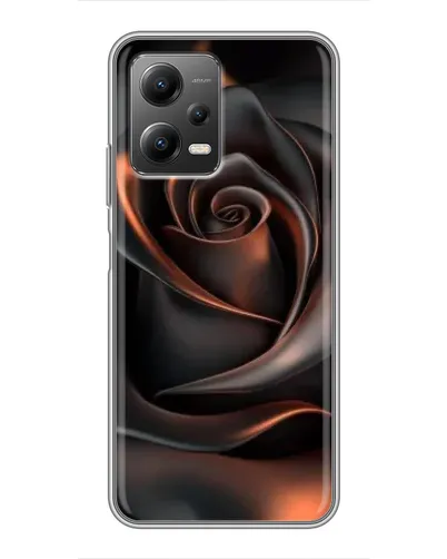 Чохол для Xiaomi POCO X5 (5G) з картинкою «Шовкова чорна троянда» Чохол для Xiaomi POCO X5 (5G) з картинкою «Шовкова чорна троянда»
