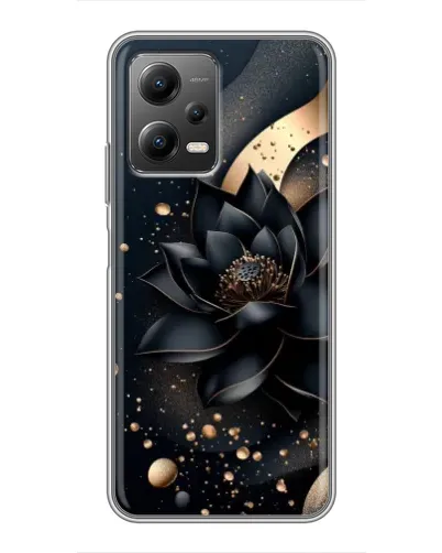 Чохол для Xiaomi POCO X5 (5G) з картинкою «Чорний лотос» Чохол для Xiaomi POCO X5 (5G) з картинкою «Чорний лотос»