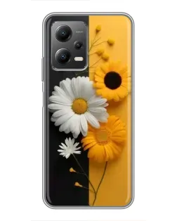 Чохол для Xiaomi POCO X5 (5G) з картинкою «Соняшник та ромашка» Чохол для Xiaomi POCO X5 (5G) з картинкою «Соняшник та ромашка»