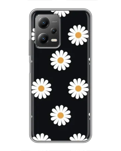 Чохол для Xiaomi POCO X5 (5G) з картинкою «Ромашки на чорному» Чохол для Xiaomi POCO X5 (5G) з картинкою «Ромашки на чорному»