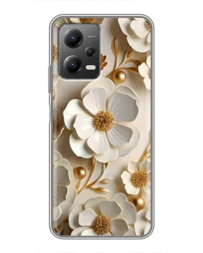 Чохол для Xiaomi POCO X5 (5G) з картинкою «Білі паперові квіти» Чохол для Xiaomi POCO X5 (5G) з картинкою «Білі паперові квіти»