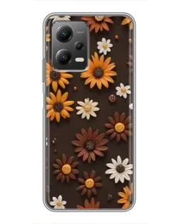 Чохол для Xiaomi POCO X5 (5G) з картинкою «Візерунок з маленьких соняшників» Чохол для Xiaomi POCO X5 (5G) з картинкою «Візерунок з маленьких соняшників»