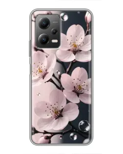 Чохол для Xiaomi POCO X5 (5G) з картинкою «Ніжня сакура та краплі» Чохол для Xiaomi POCO X5 (5G) з картинкою «Ніжня сакура та краплі»