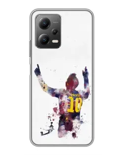 Чехол для Xiaomi POCO X5 (5G) с картинкой «Акварельный Месси Барселона» Чехол для Xiaomi POCO X5 (5G) с картинкой «Акварельный Месси Барселона»