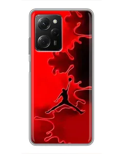 Чехол для Xiaomi POCO X5 Pro (5G) с картинкой «Jordan Red Smoke» Чехол для Xiaomi POCO X5 Pro (5G) с картинкой «Jordan Red Smoke»