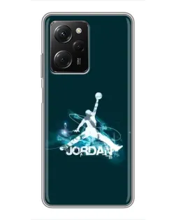 Чехол для Xiaomi POCO X5 Pro (5G) с картинкой «Jordan Blue Fire» Чехол для Xiaomi POCO X5 Pro (5G) с картинкой «Jordan Blue Fire»