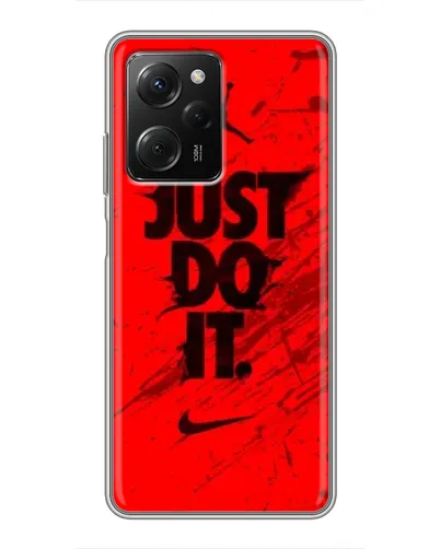 Чехол для Xiaomi POCO X5 Pro (5G) с картинкой «Nike Just Do It»