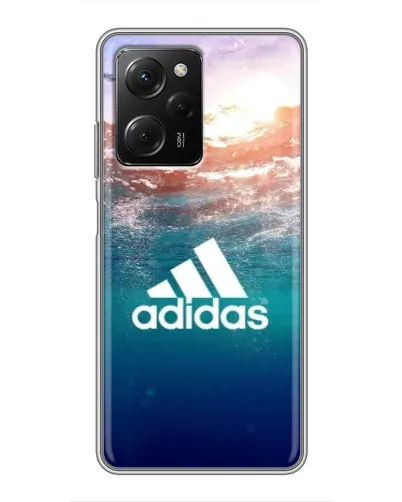 Чехол для Xiaomi POCO X5 Pro (5G) с картинкой «Океанская глубина адидас»
